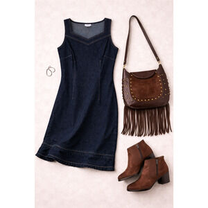 Ann Taylor Loft Denim Dress